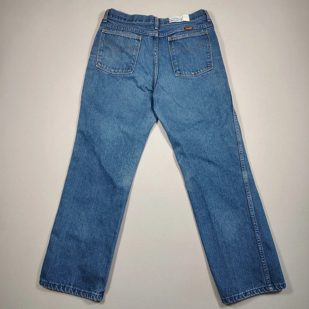 Wrangler Jeans Mens 33x30 Blue Vintage 85311PW Straight Leg Denim Made in USA